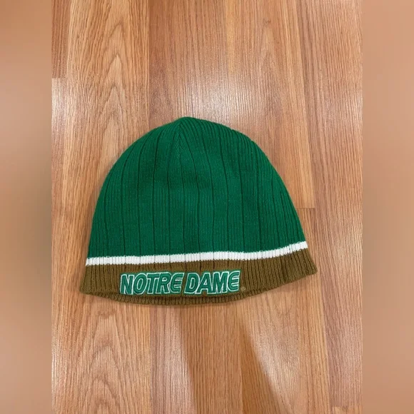 Accessories Vintage Notre Dame Stocking Hat Winter Cap Green